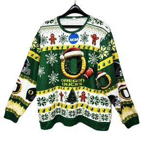 Oregon Ducks NCAA Christmas Shirt Long Sleeve Tee 3XL
